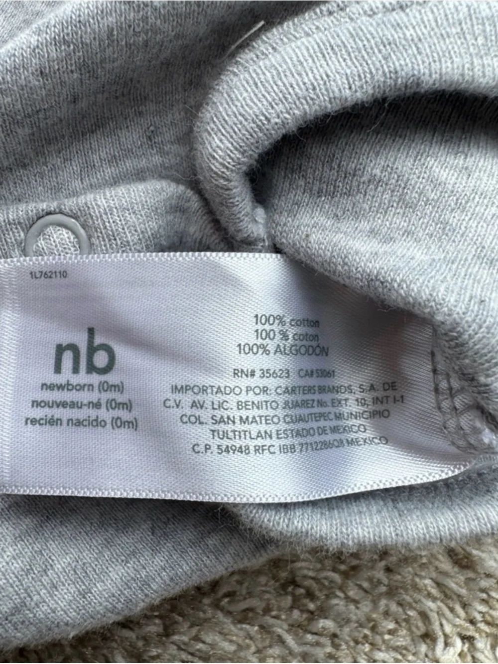 Carter’s Newborn 2-Piece Car Bodysuit & Pants Set NB
